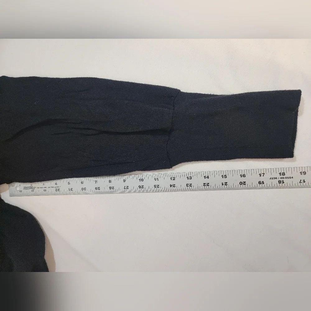 Madewell Pullover Size XXL Black balloon sleeve scoop neckline pullover sweater
